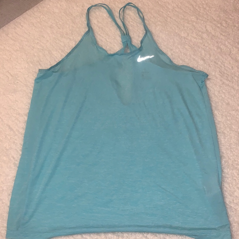 Light blue Nike drifit tank top